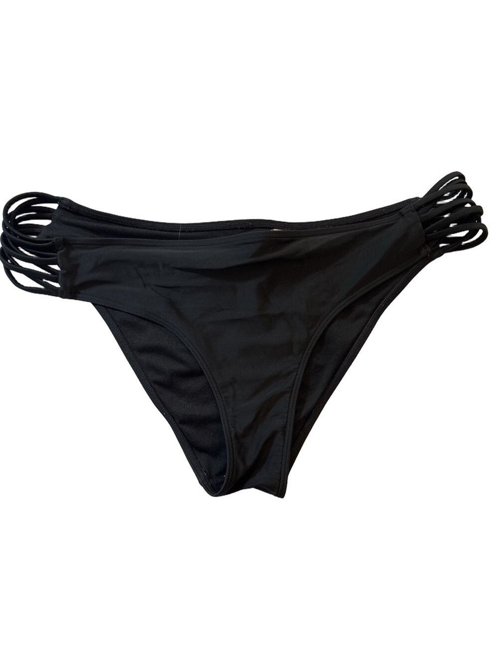Hollister Black Bikini with Strappy Details. Size XL